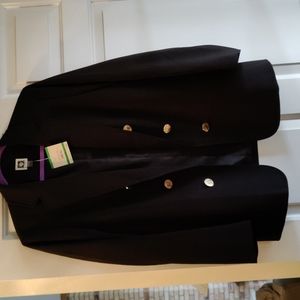 .ANNE KLEIN Black Blazer/Jacket